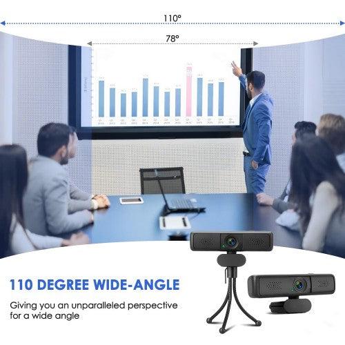 2K Webcam with Microphone with Privacy Cover and Tripod - Toytexx 2K Webcam with Microphone with Privacy Cover and Tripod - Toytexx